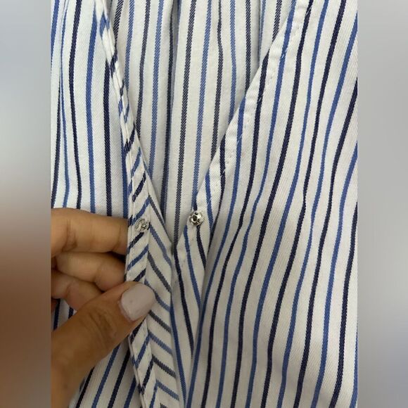 Madewell Striped Wrap Top - Picture 7 of 9